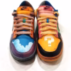 Custom Super Mario Bros Themed Nike Dunk Low - Hand-Painted Nintendo Characters Sneakers