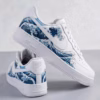 Custom The Great Wave Off Kanagawa Nike Air Force 1 - Hand-Painted Japanese Art Sneakers