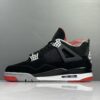 1 Air Jordan 4 Retro “Bred” Black Red Cement Basketball Sneakers AJ4 men's shoes