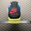 1 Union LA x Air Jordan 4 Retro “Off Noir” Black Multi-Color Collaboration Sneakers