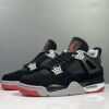 Air Jordan 4 Air Jordan 4 Retro “Bred” Black Red Cement Basketball Sneakers AJ4 men's shoes