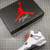 Air Jordan 4 Retro “White Cement” Air Jordan 4 Retro “White Cement” Black Grey Basketball & Streetwear Sneakers