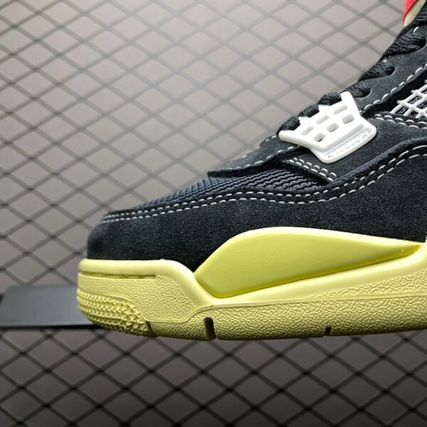 5 (1) Union LA x Air Jordan 4 Retro “Off Noir” Black Multi-Color Collaboration Sneakers