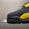 5 Air Jordan 4 Retro Thunder Black & Yellow Sneakers - Classic Basketball & Streetwear Shoes
