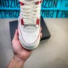 7 Air Jordan 4 Retro “Red Oreo” White & Red Sneakers - Classic Basketball & Streetwear Shoes