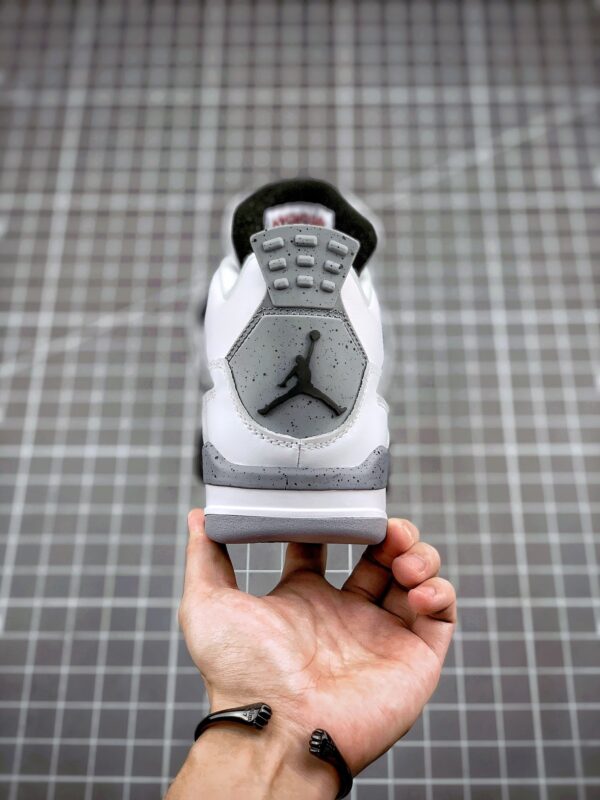 7 Air Jordan 4 Retro “White Cement” Black Grey Basketball & Streetwear Sneakers