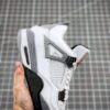 8 (1) Air Jordan 4 Retro “White Cement” Black Grey Basketball & Streetwear Sneakers