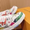 8 LV Trainer Multicolor Comic Print Low-Top Sneakers
