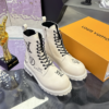 ScreenShot_2026-06-02_020837_670 Louis Vuitton White Logo Print Combat Boots - Luxury Streetwear Ankle Boots