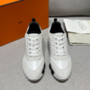 ScreenShot_2026-06-09_204439_968 Hermès White Leather & Suede Low-Top Sneakers with Black H Logo Sole