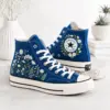 il_794xN.8133063823_lkv6 Custom Blue Converse High Tops with Hand-Embroidered Daisies and Wildflowers